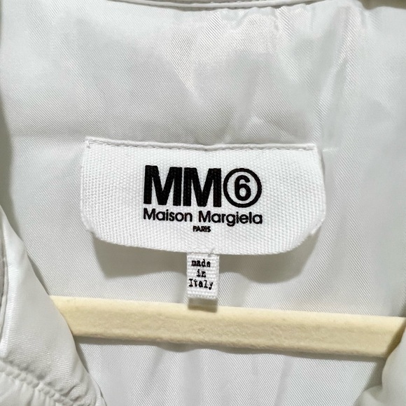 MM6 Maison Margiela White Padded Shirt Vest size 40 - Picture 3 of 7